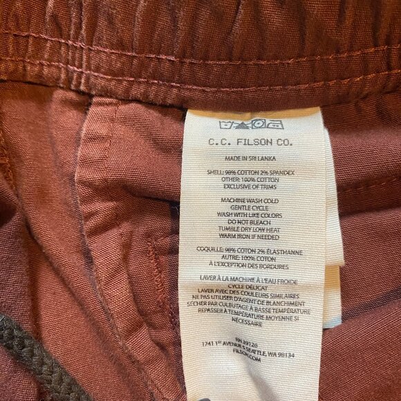 Filson Men's Dry Fall Shorts Small - Picture 3 of 5